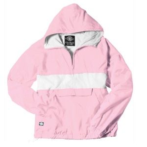 Charles River Adult Pink Pullover Rain Jacket